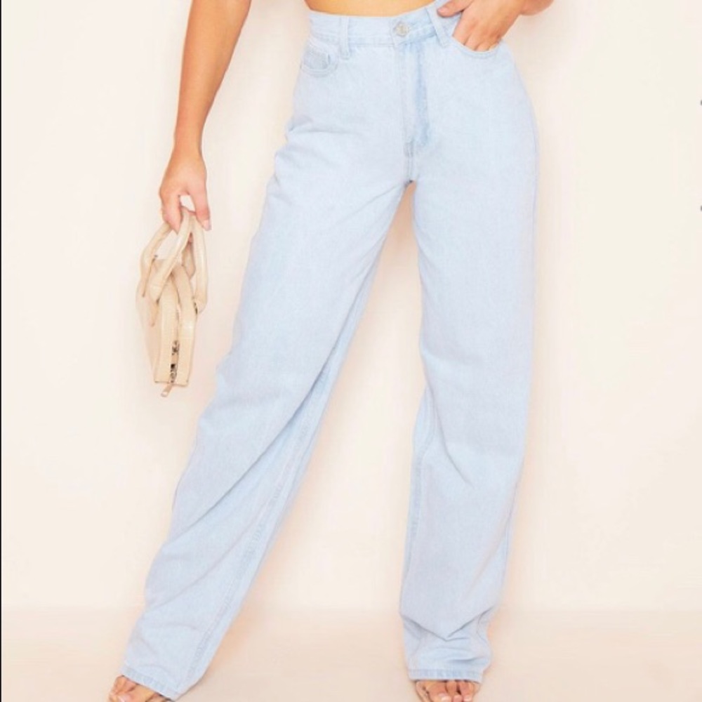 Kirsty Light Wash Wide Leg Denim Jeans